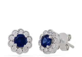 Add a Touch of Royalty with Stunning Sapphire Earring Studs