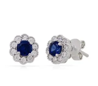 Add a Touch of Royalty with Stunning Sapphire Earring Studs