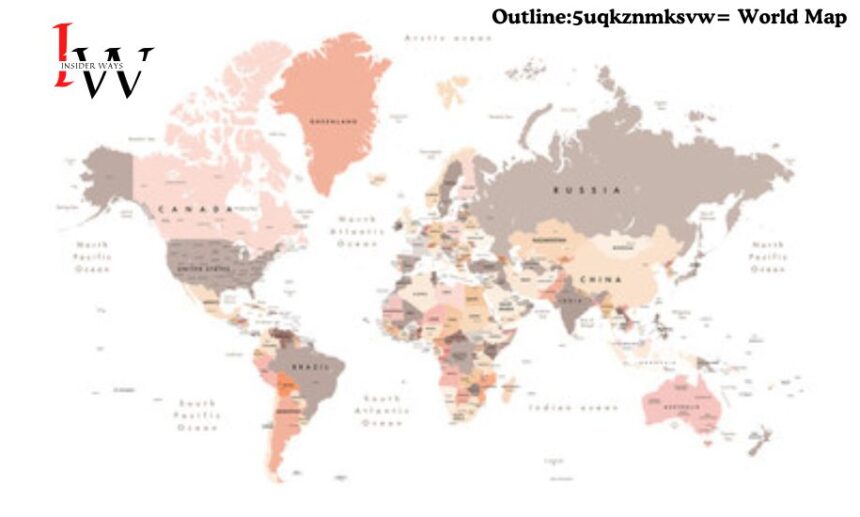 Outline5uqkznmksvw= World Map