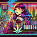 Girl Smoking Weed with ARP PFP