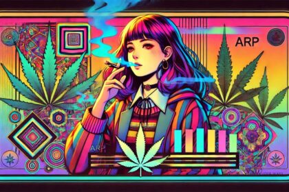 Girl Smoking Weed with ARP PFP