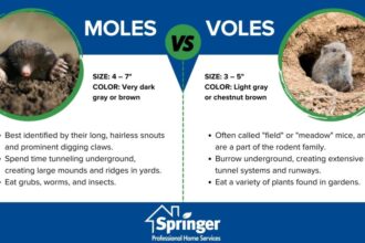 voles removal in Des Moines